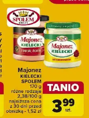 Carrefour Market Majonez kielecki z papryką chipotle Społem kielce oferta