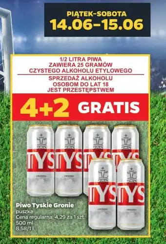 Netto Piwo Tyskie Gronie 500 ml oferta
