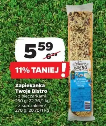 Netto Zapiekanka Twoje Bistro z pieczarkami 250 g oferta