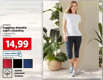 Lidl Legginsy damskie Esmara oferta