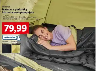 Lidl Mata samopompująca Rocktrial oferta