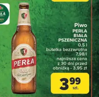 Carrefour Piwo Biała Perła oferta
