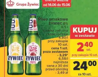 Carrefour Piwo bezalkoholowe Żywiec oferta
