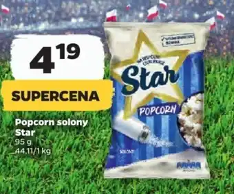 Netto Popcorn solony Star 95 g oferta
