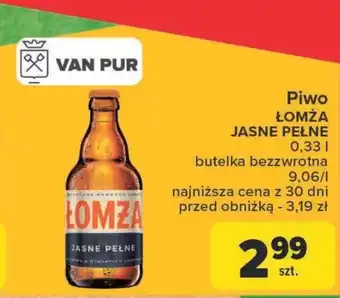 Carrefour Piwo Łomża oferta