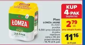 Carrefour Piwo Łomża oferta