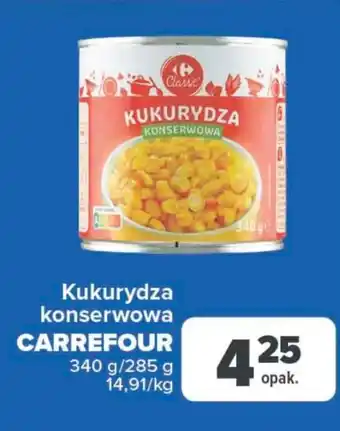 Carrefour Kukurydza konserwowa Carrefour oferta