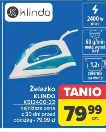 Carrefour Żelazko Klindo oferta