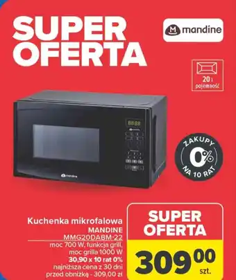 Carrefour Kuchenka mikrofalowa Mandine oferta
