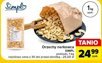 Carrefour Orzechy nerkowca Simply oferta
