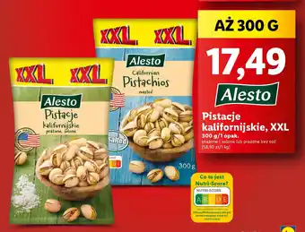 Lidl Pistacje kalifornijskie, XXL 300 g oferta