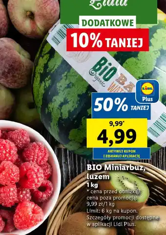 Lidl BIO Miniarbuz, luzem 1 kg oferta