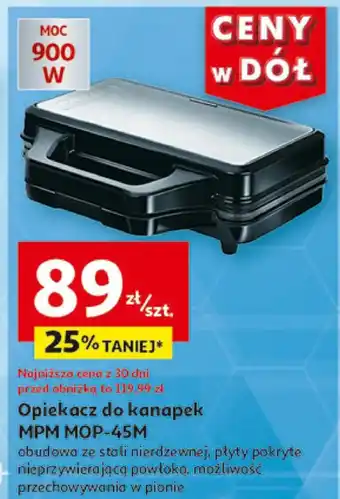 Auchan Opiekacz do kanapek MPM oferta