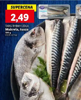 Lidl TARG RYBNY LIDLA Makrela, tusza 100 g oferta