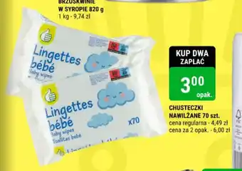 bi1 CHUSTECZKI NAWILŻANE 70 szt. oferta