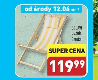 ALDI BELAVI Leżak oferta