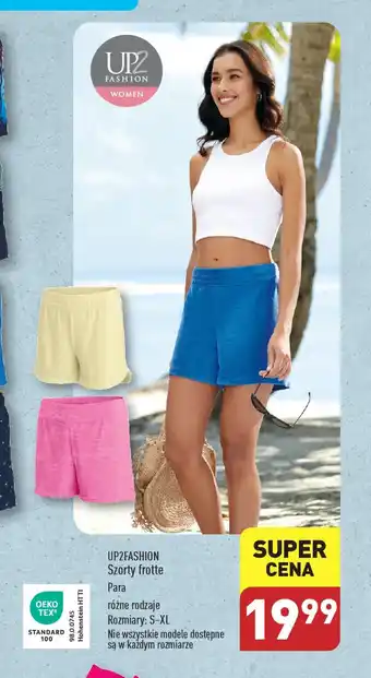 ALDI UP2FASHION Szorty frotte oferta
