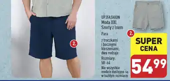 ALDI UP2FASHION Moda XXL Szorty z lnem oferta