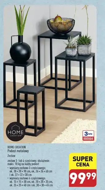 ALDI HOME CREATION Podest metalowy oferta