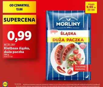 Lidl Kiełbasa śląska, duża paczka 100 g oferta