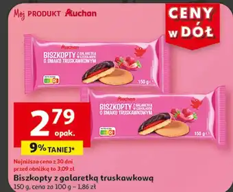 Auchan Biszkopty z galaretką Auchan oferta
