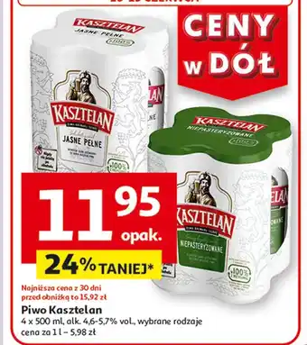 Auchan Piwo Kasztelan oferta