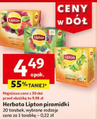 Auchan Herbata Lipton oferta