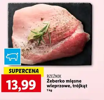 Lidl Żeberko wieprzowe Rzeźnik oferta