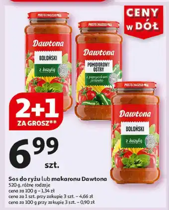 Auchan Sos boloński z bazylią Dawtona oferta