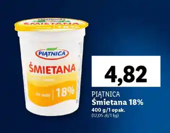 Lidl Śmietana 18% 400 g oferta