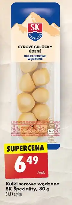 Biedronka Kulki serowe wędzone Sk speciality oferta