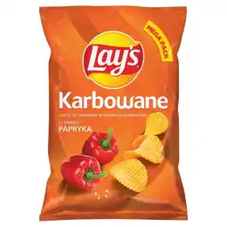 Euro Sklep Lay's Max Chipsy ziemniaczane karbowane o smaku papryki 190 g oferta