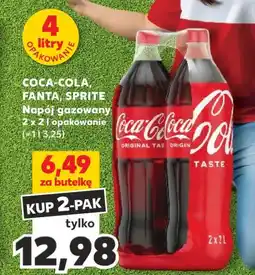 Kaufland Napój gazowany Coca-Cola oferta