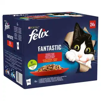 Kaufland Felix Fantastic Karma dla kotów wiejskie smaki w galaretce 2,04 kg (24 x 85 g) oferta