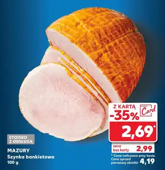 Kaufland Szynka Mazury oferta