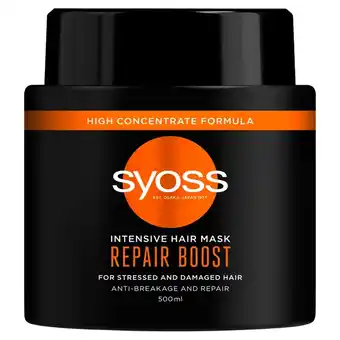 Kaufland Syoss Repair Boost Intensywnie regenerująca maska do włosów 500 ml oferta