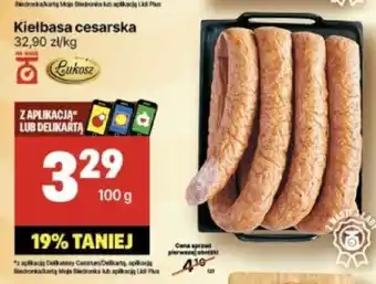 Delikatesy Centrum Kielbasa cesarska 100 g oferta