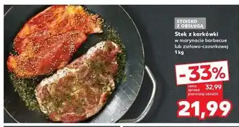 Kaufland Stek z karkówki na grill barbecue oferta