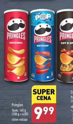 ALDI Chipsy Pringles oferta