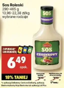 Delikatesy Centrum Sos Roleski 290-465 g oferta