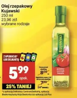 Delikatesy Centrum Olej rzepakowy Kujawski 250 ml oferta