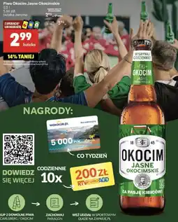 Delikatesy Centrum Piwo Okocim Jasne Okocimskie 0,5 l oferta
