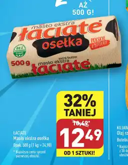 ALDI Masło ekstra osełka Opak. 500 g oferta