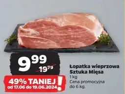 Netto Łopatka wieprzowa Sztuka Mięsa 1 kg oferta