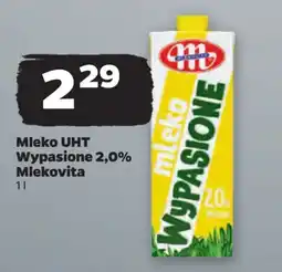 Netto Mleko UHT Wypasione 2,0% Mlekovita 1 l oferta