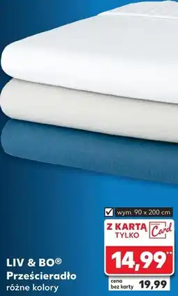 Kaufland Prześcieradło Liv & BO oferta