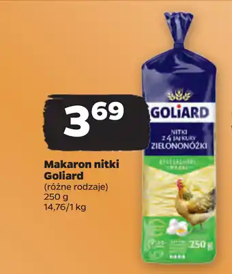 Netto Makaron nitki Goliard oferta