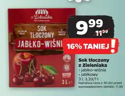Netto Sok tłoczony z Zieleniaka oferta