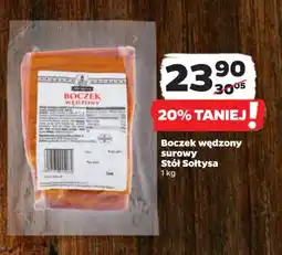 Netto Boczek wędzony surowy Stół Sołtysa 1 kg oferta