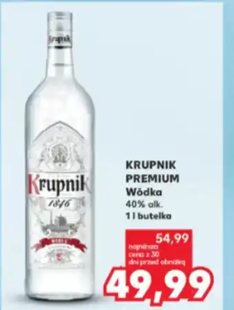 Kaufland Wódka Krupnik oferta